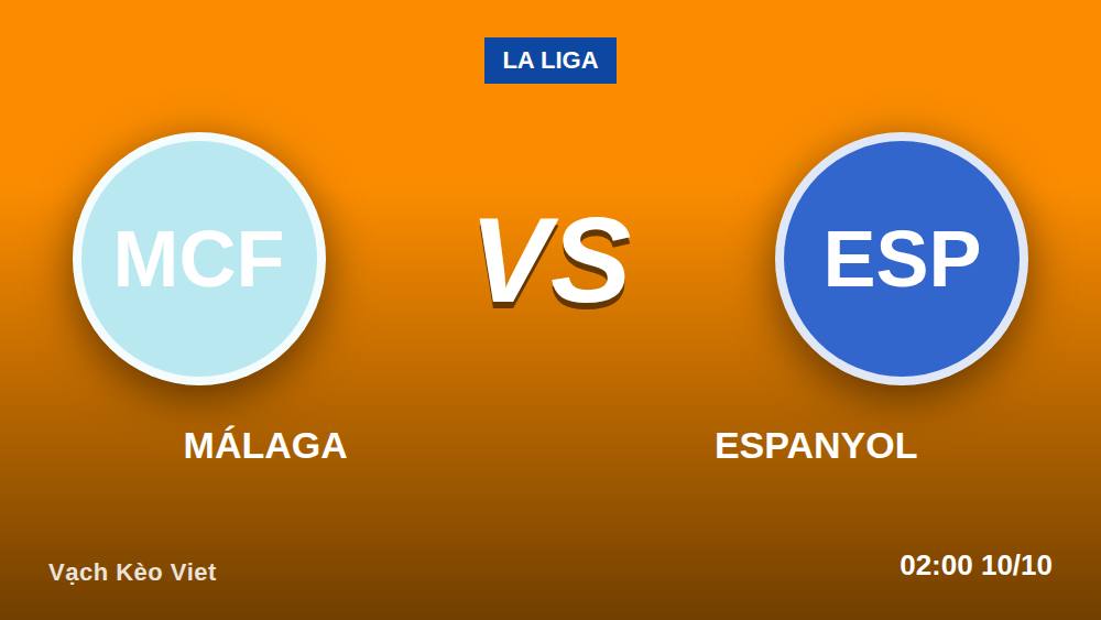 Málaga vs Espanyol 9/10: Đọc kèo châu Á chuẩn từng bước